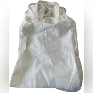 White Canvas Polyester DIY Craft & Painting Tote Bags 20 Count